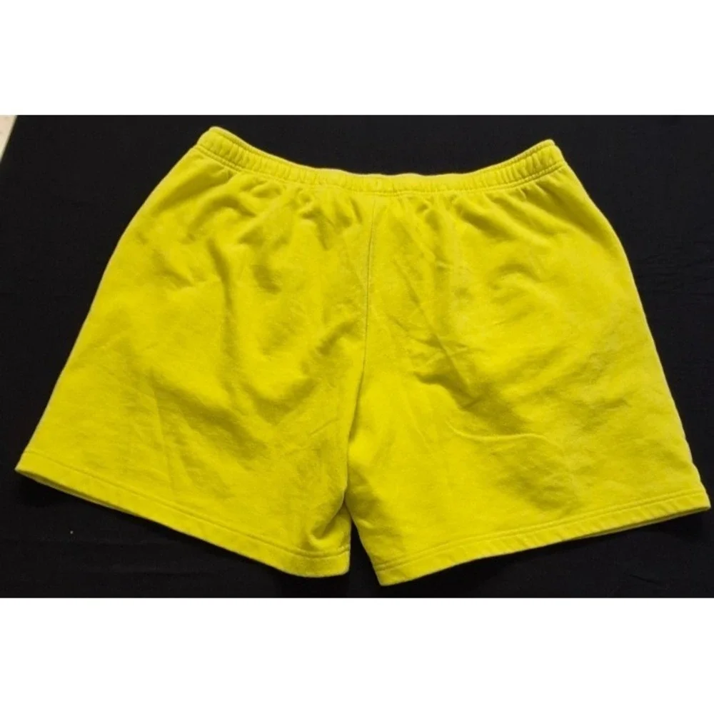 The North‎ Face Never Stop Exploring Shorts men's XXL yellow drawstring fleece